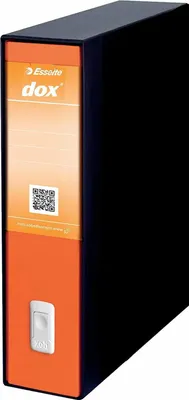 Image de Esselte Dox 2 classeur à anneaux A4 Noir, Orange