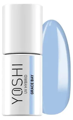 Obrázok produktu pre Yoshi Hybridný lak na nechty Svetlo modrý – Profesionálny trvácny lak na nechty 6 ml – UV lak na nechty s praktickým štetcom – Summer Vibes