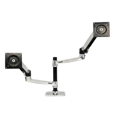 Produktbild von LX Dual Stacking Arm / LCDGröße<=61cm (24") / <18kg / Anhebg. 13cm / Neig. 80° / Schwenkg. 360° / Drehg. 360° / VESA MIS-D