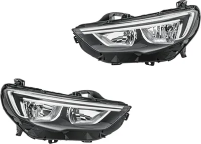Image de Kit phares principaux gauche 12 V LED H7/H7 halogène HELLA pour OPEL INSIGNIA, entre autres