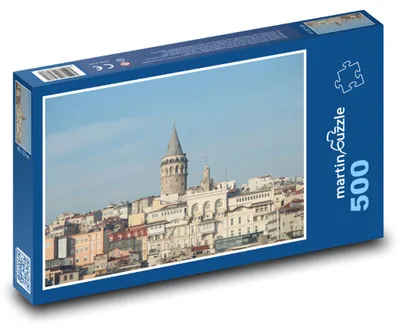 Obrázok produktu pre Puzzle 500 Galatská veža - Istanbul, Turecko - martinpuzzle
