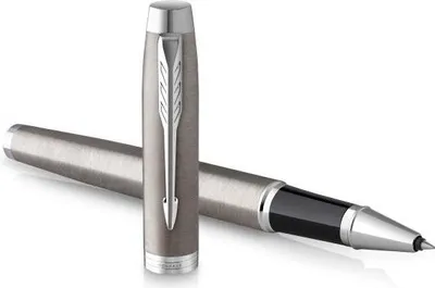 Obrázek produktu pro Parker 2143633, Jednoduchá propiska, Nerezová ocel, Černá, Nerezová ocel, Lak, Pokuta