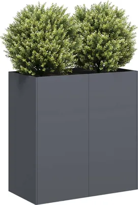 Obrázok produktu pre Maison Exclusive - Kvetináč antracitový 80x40x80 cm Studená valcovaná oceľ