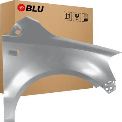 Image de BLU Aile Compatible avec VW Volkswagen Fox LA7W Droite Silber ReflexSilber | 2005-2011 | Avant | Peint| Prêt à Monter | Acier