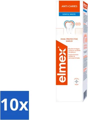 Produktbild von Elmex Zahnpasta Anti-Karies Sanftes Weiß 75 ml - Vorteilspack - 10 Stücke