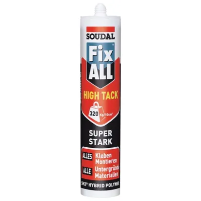 Produktbild von 1K-Hybrid-Polymer Fix All HT weiß 420g Kartusche SOUDAL