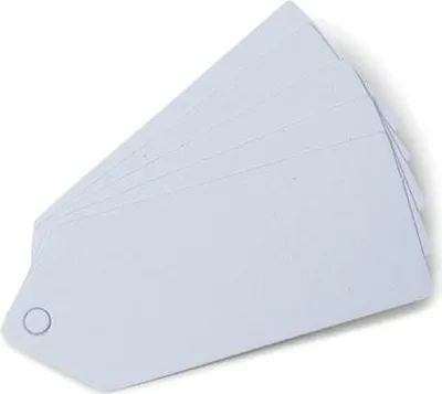 Produktbild von 24 Etiketten Weiß 5 x 2 cm - Einheitsgröße