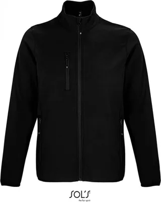 Produktbild von SOLs 03827 | MenŽs Falcon Zipped Herren Softshell Jacket - Farbe: Black - Größe: M