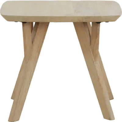 Image de Table d'appoint QUENZA en bois de mango naturel – 50x50x42 cm