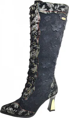 Produktbild von Laura Vita Oanelo 02 Damen Schaftstiefel in Schwarz, Größe 36