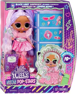 Obrázok produktu pre L.O.L. Suprise LOL Tweens Neon Pop Stars Kitty K 120667