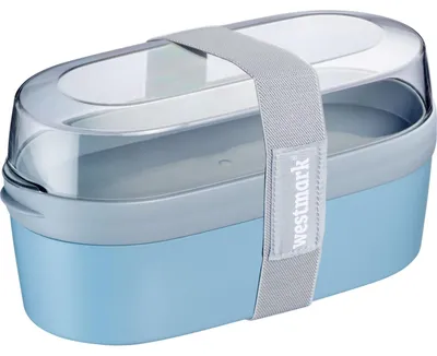 Productafbeelding van Westmark Lunchbox Mini – Praktische lunchbox met compartimenten in de Bento-stijl, 760 ml, ongebroken