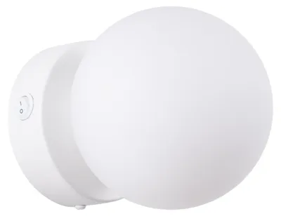 Produktbild von Wandlampe YOLI 1 Weiß 1xG9 8W Stahl/Glas 12x14x12cm Sollux Lighting