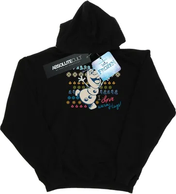 Produktbild von Disney - "Frozen I Warm Hugs" Kapuzenpullover für Herren BI11172 (M) (Schwarz)
