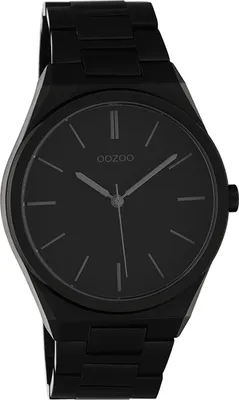 Produktbild von Oozoo Metall Damen-Herren Uhr Analog Quarzuhr Armband schwarz Timepieces D2UOC10524