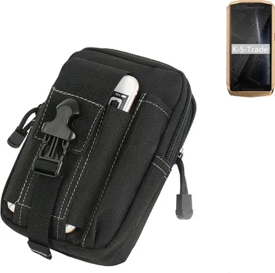 Produktbild von K-S-Trade Gürtel Tasche kompatibel mit Cubot Pocket Gürteltasche Holster Schutz Hülle Handy Hülle Smartphone outdoor Handy-Hülle schwarz