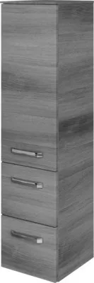 Produktbild von Jungborn Midischrank VENTITRE BxHxT 30 x 121 cm x 33 cm Frontfarbe graphit struktur quer holzdekor