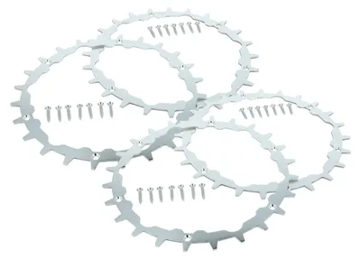 Produktbild von vhbw 4x Spikes kompatibel mit Gardena SILENO city Auto Life, Life 1000 Mähroboter - Edelstahl, 24 Zähne