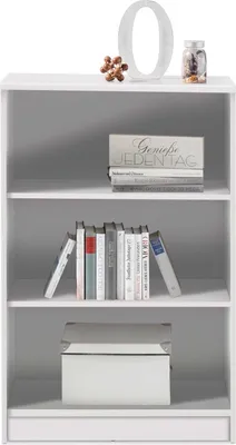 Produktbild von Bücherregal - Weiß - 72 x 111 cm - 2 Einlegeböden