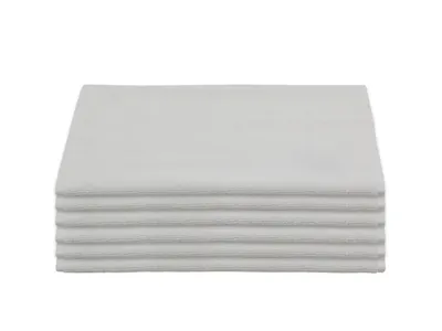 Produktbild von Gästehandtücher als Set 6 Stück 30x50 cm weiß 100% Baumwolle