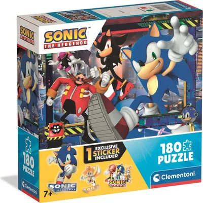 Produktbild von CLEMENTONI Puzzle 180 Super Color Sonic 29797