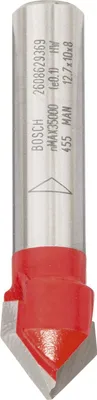 Image de Fraise à rainurer en V Expert for Wood, 8 mm, D 12,7 mm, L 10 mm, G 44,5 mm, 90