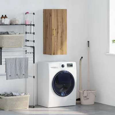 Obrázek produktu pro vidaXL Nástěnná skříň Artisan dub 34,5 x 34 x 90 cm Materiál na bázi dřeva