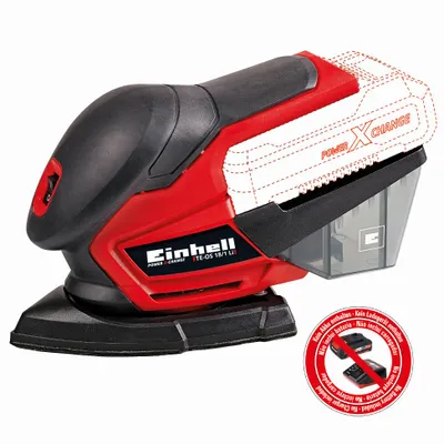 Image de Einhell Ponceuse multi-usages sans fil TE-OS 18/1 Li Solo Rouge 4460713