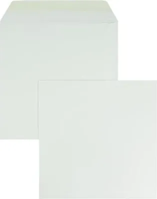 Produktbild von Briefumschläge 190x190mm 120g/qm gummiert VE=100 Stück biotop