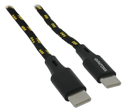 Zdjęcie produktu dla PATONA 1811, 0,06 m, USB C, USB C, USB 2.0, 0,045 Gbit/s, Czarny, Żółty