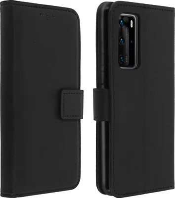 Obrázok produktu pre Avizar, Huawei P40 flipový kryt so slotmi na karty a funkciou stojana, čierny