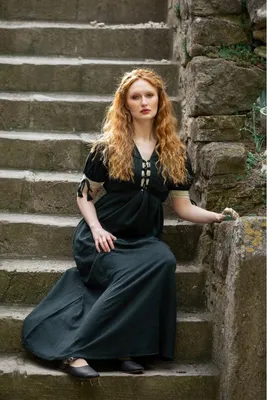 Produktbild von Sommerkleid Grün/Natur "Denise" XL