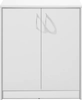 Produktbild von Kommode - Weiß matt - 74 x 86 cm - 2 Türen - 2 Einlegeböden