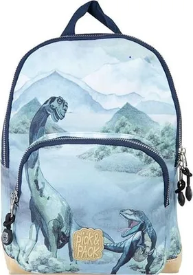 Produktbild von Pick & Pack Freizeitrucksack Rucksack All About Dinos Backpack 7L Dusty Green mehrfarbig