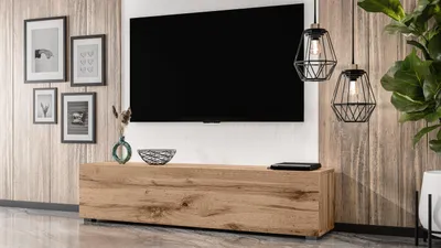 Image de AX LIVING Meuble TV Zivolli 160 cm Wotan