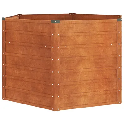 Produktbild von Hochbeet Rostig 129x129x77 cm Cortenstahl