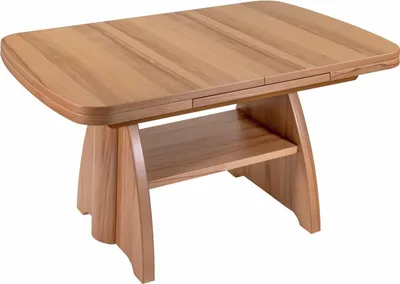 Produktbild von Couchtisch höhenverstellbar und ausziehbar Clara 101x56x71 Kernbuche
