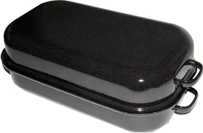 Produktbild von Beidseitig emailliertes Sfinx-Doppelbackblech Größe 35 cm (Innenmaß), Blechstärke 1 mm - Belis