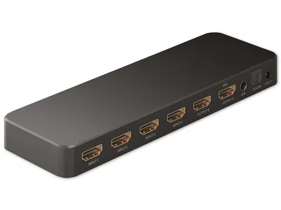 Image de Goobay 58479 Series 2.0 Commutateur matriciel HDMI™ 4 sur 2, Noir - 4K@60Hz