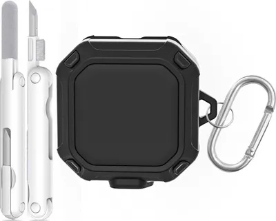 Obrázek produktu pro INF Pouzdro pro Samsung Galaxy Buds 4/4 Pro s karabinou a čistícím perem Černá