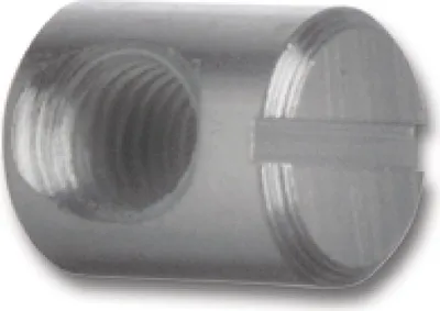 Produktbild von Quergewindebolzen, ø10, Länge 12.5 für Verbindungsschraube M6, Stahl blank
