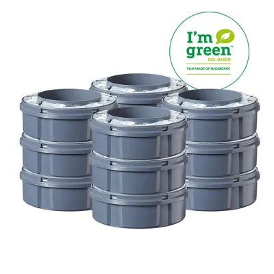 Productafbeelding van Een voordelige set van 12 afvalzakken voor de Advanced Twist & Click prullenbak