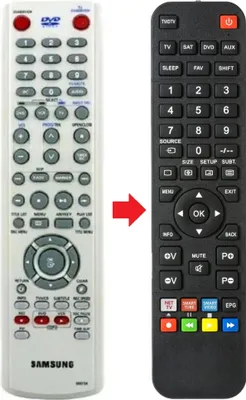 Produktbild von Fernbedienung geeignet für SAMSUNG AK59-00015K