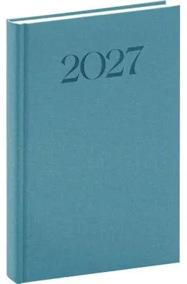 Obrázok produktu pre NOTIQUE Denný diář Biella 2027, modrá farba, 15 x 21 cm