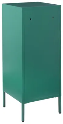 Produktbild von BELIANI Hoher Aktenschrank Grün Stahl 43x40x103 cm mit 3 Schubladen Industrie Stil Büro Wohnzimmer Schlafzimmer Kinderzimmer Bad