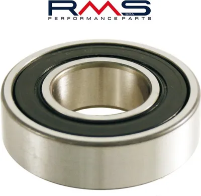 Image de RMS palier de vilebrequin / roulement à billes 15 x 35 x 11mm 6202-RSH ouvert d'un côté compatible avec Piaggio / Vespa Ciao / Si