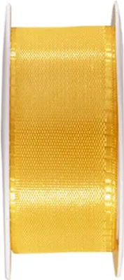 Produktbild von 10x Geschenkband 25 mm x 3 m gelb