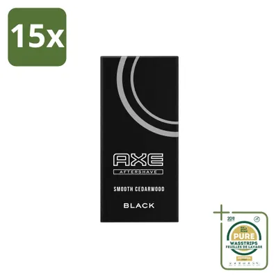 Productafbeelding van 15 x Axe Aftershave Black, 100 ml - Voorraadpakket - 15 stuks