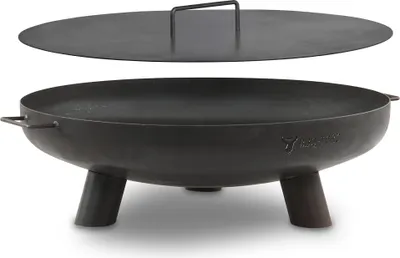 Immagine prodotto di BBQ-Toro ciotola per fuochi Ø 70 cm con coperchio, nero, treppiede da esterno per giardino