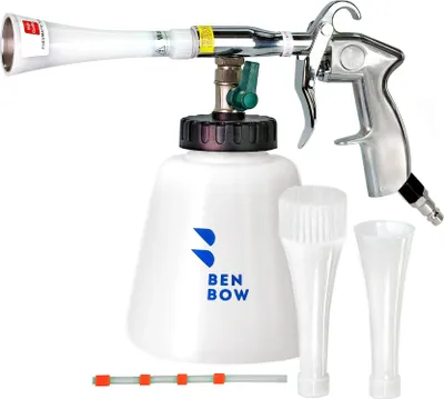 Produktbild von Benbow Set 6-tlg., Classic 234, 3x Tube, Orange Schlauch, Behälter 1L, max 6,2 Bar Druck, Autoaufbereitung, Waschanlage, Autozubehör, Autos